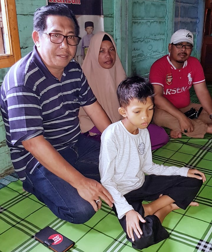 Sekda Meranti Jenguk Bocah Kelainan Jantung, Pemkab Siap Fasilitasi Biaya Pengobatan 