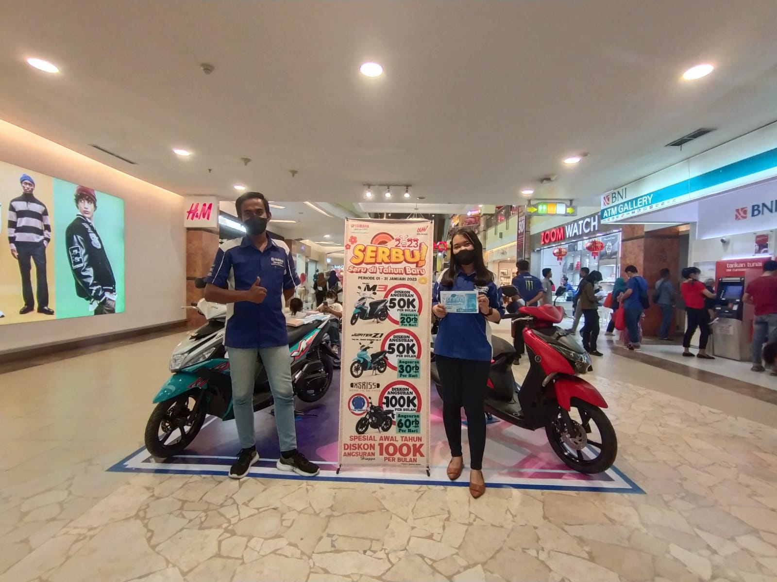 Yamaha Tawarkan Promo Menarik di Pameran Mall SKA Pekanbaru