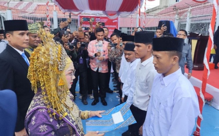 Remisi Kemerdekaan ke-80 RI, 11 Warga Binaan di Siak Langsung Bebas