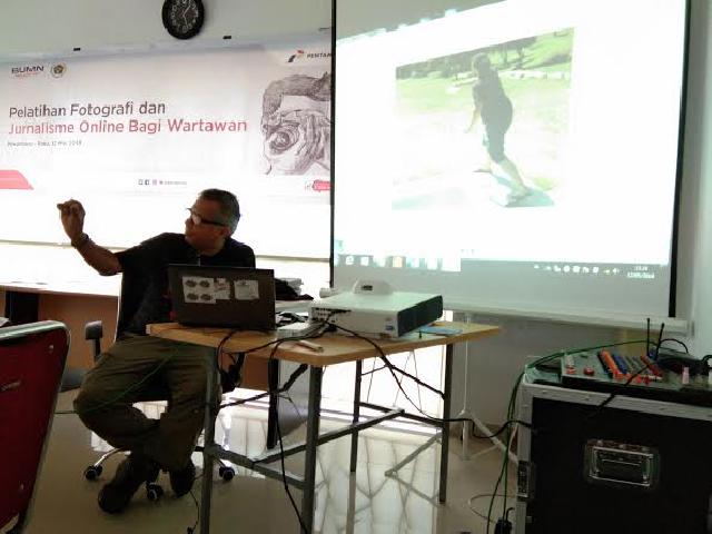 Taja Pelatihan Fotografi dan Jurnalisme Online di Riau, PWI - Pertamina Hadirkan Dua Wartawan Senior