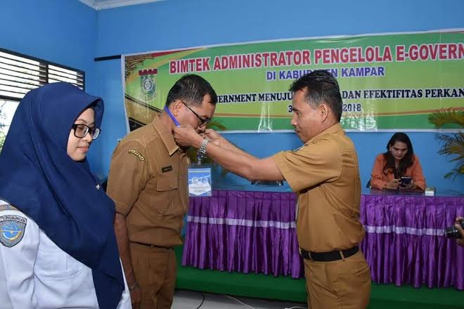 Diskominfo Kampar Taja Bimtek Administrator Pengelola E-Government
