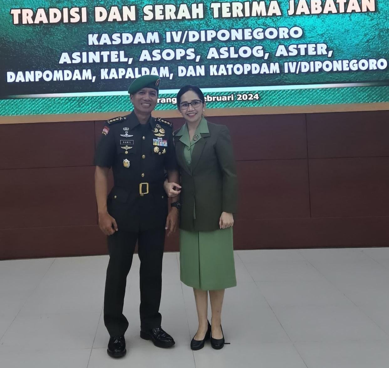 Kolonel Inf Kamil Bahren Pasha Dilantik sebagai Asops Kodam IV/Diponegoro: Saya Siap