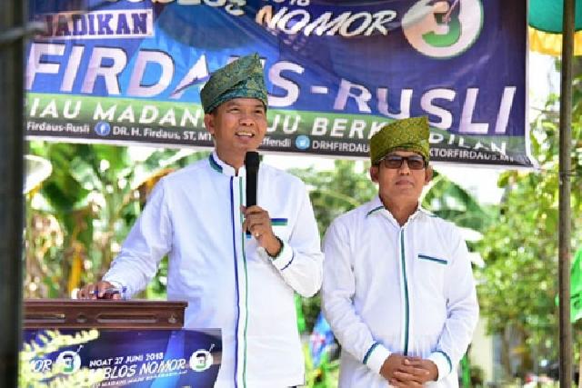 Dukungan Kian Bulat di Kabupaten-Kota, Firdaus-Rusli Semakin Optimis Menang