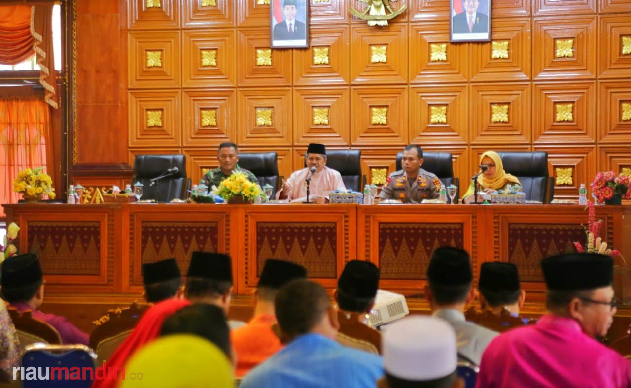 Buka Rapat Forkopimda, Bupati Siak Sampaikan Pesan Presiden Jokowi