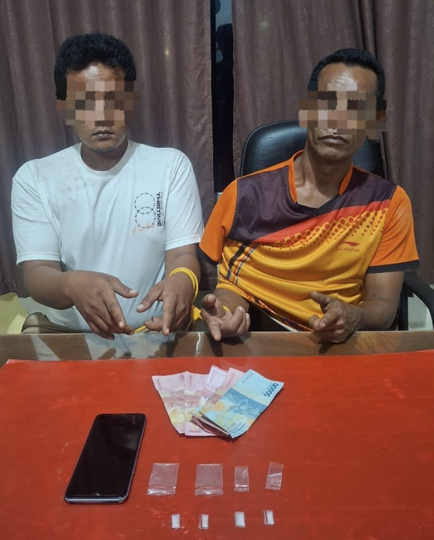 Gerebek Rumah Transaksi Narkoba di Sentajo Raya, Polisi Amankan Dua Diduga Pengedar