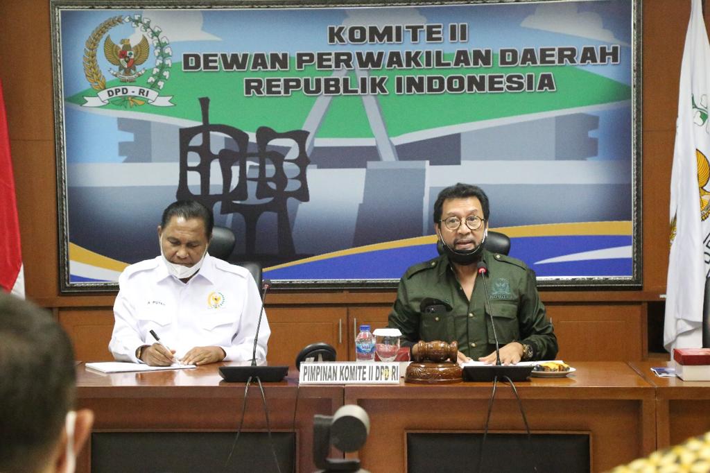 Komite II DPD RI Minta Program Kerja KKP Merata di Semua Provinsi