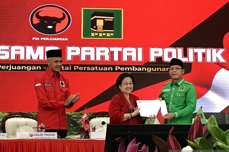 PPP Resmi Merapat ke PDIP Usung Ganjar jadi Capres 2024