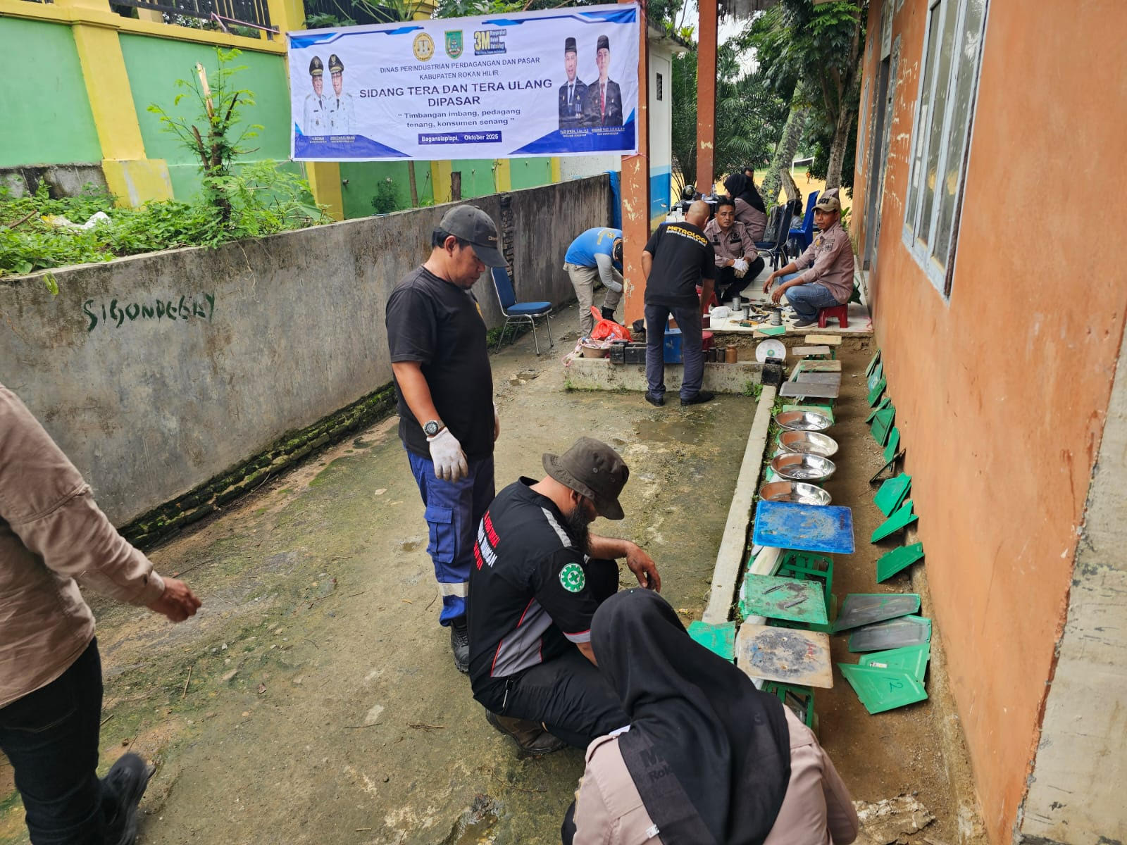 Disperindag Rohil Tera Ulang Alat UTTP di Bagan Sinembah