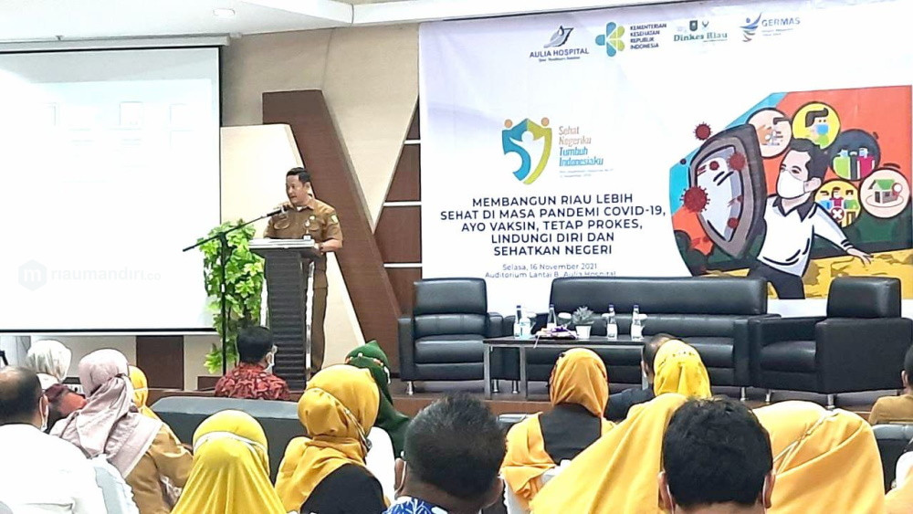 Dari Seminar Dinkes: Bangun Riau Lebih Sehat di Masa Pandemi Covid-19