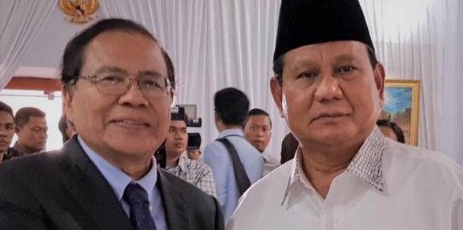 Begini Dialog Prabowo dan Rizal Ramli Soal Turunkan Harga Dalam 100 Hari