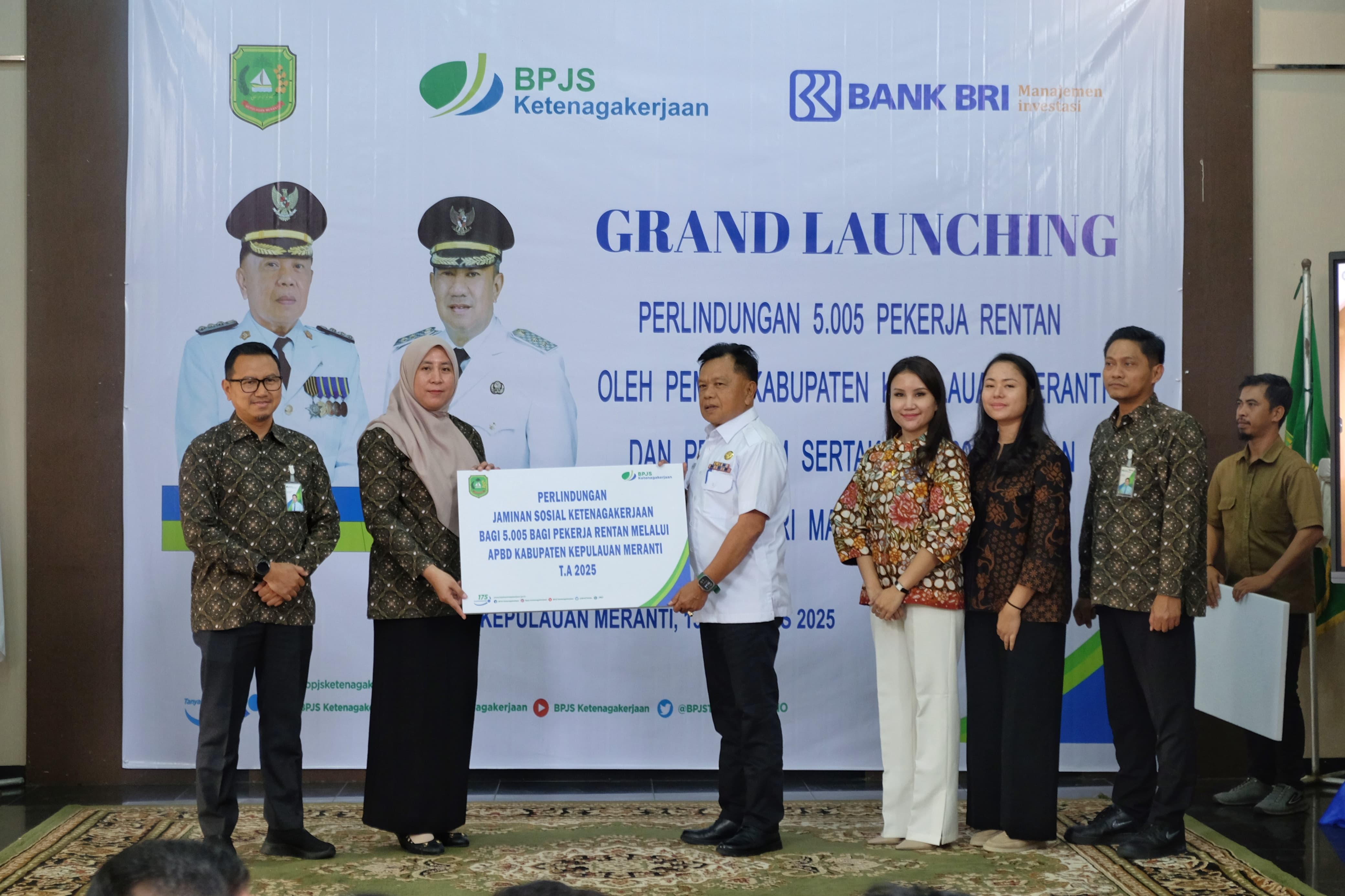 Ribuan Pekerja Rentan di Meranti Terlindugi BPJS Kesehatan