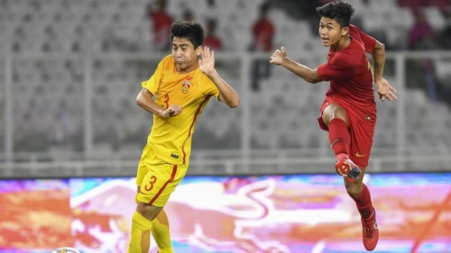 Timnas Indonesia U-16 Ditahan Imbang China