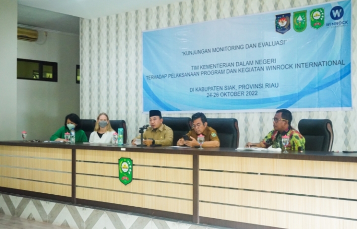Wabup Husni Sebut Winrock Salah Satu Mitra Pembangunan Kabupaten Siak