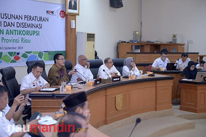 Disdik Riau Komitmen Jalankan Pendidikan Antikorupsi