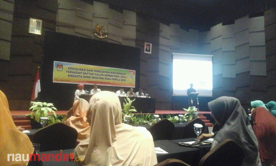 KPU Riau Banyak Terima Laporan Terkait DCS