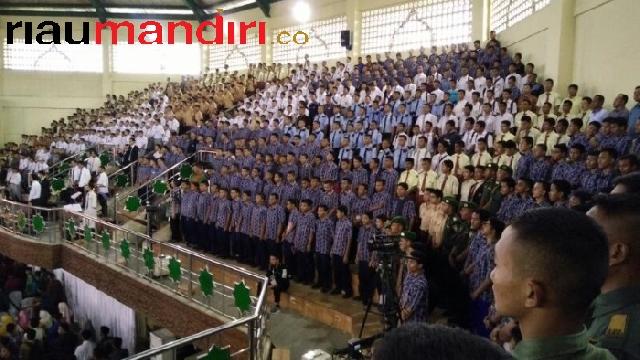 Kuliah Umum Panglima TNI Gatot Nurmantyo di UIN Suska Sempat Mundur
