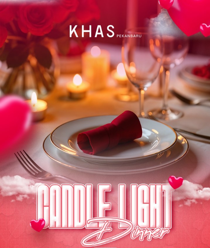 Candle Light Dinner di KHAS Pekanbaru Hotel: Lezat dan Romantis