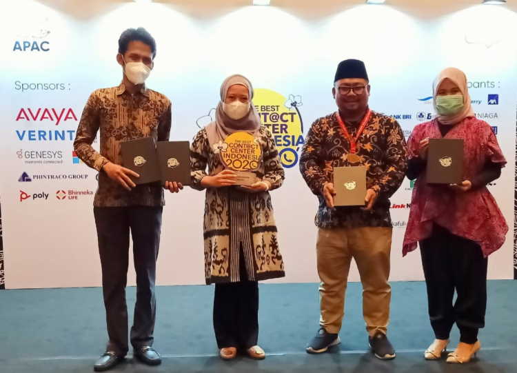 PGN Raih Runner Up 7 The Best Contact Center Indonesia 2020