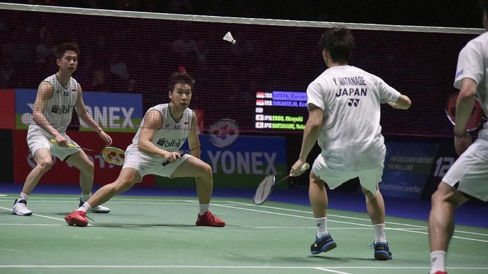 Alot Lawan Pasangan Jepang, Kevin/Marcus Harus Puas Jadi Runner-up All England 2020