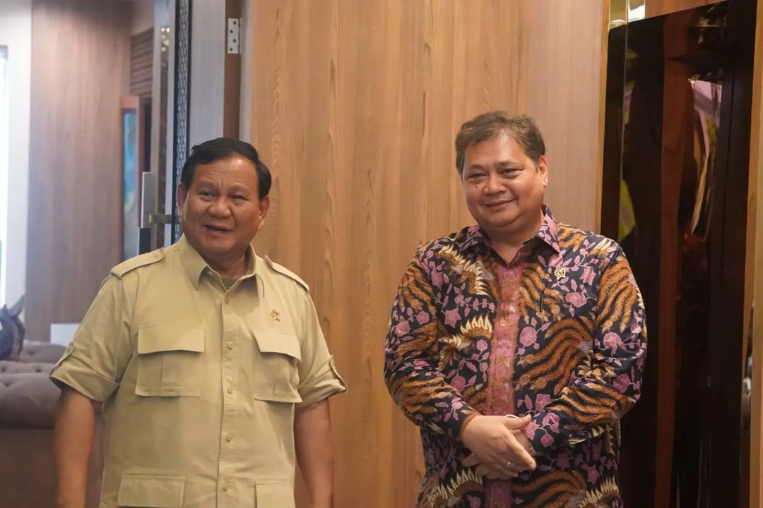 Pertemuan Airlangga dan Prabowo Cerminan Peta Koalisi Pilpres Masih Cair