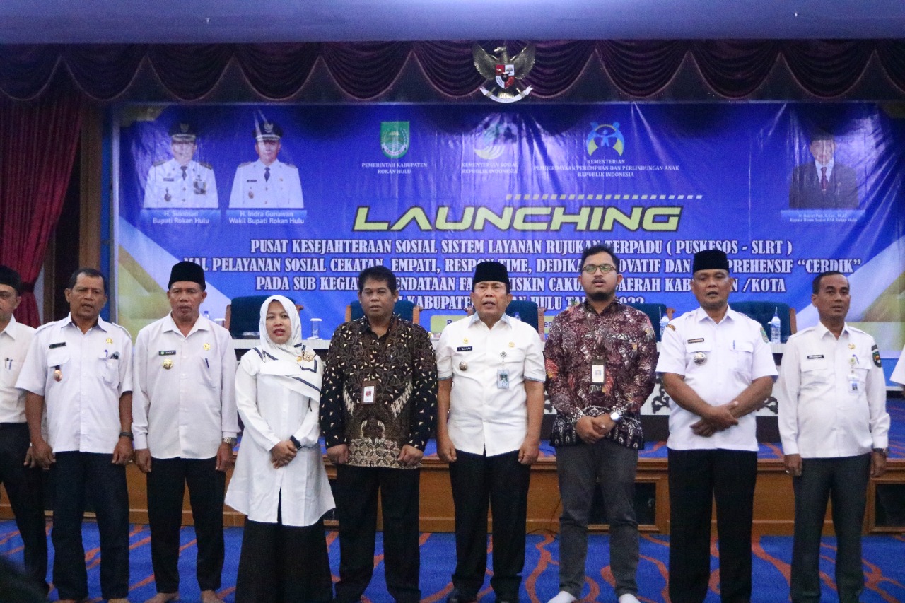 Bupati Rohul Launching PUSKESOS - SLRT