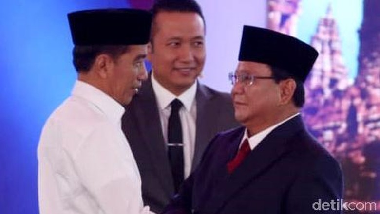 Real Count KPU 34%: Jokowi-Amin 56,11%, Prabowo-Sandi 43,89%