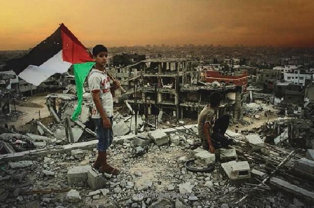 Puisi: Malam Lebaran di Jalur Gaza ~ Maman S. Mahayana