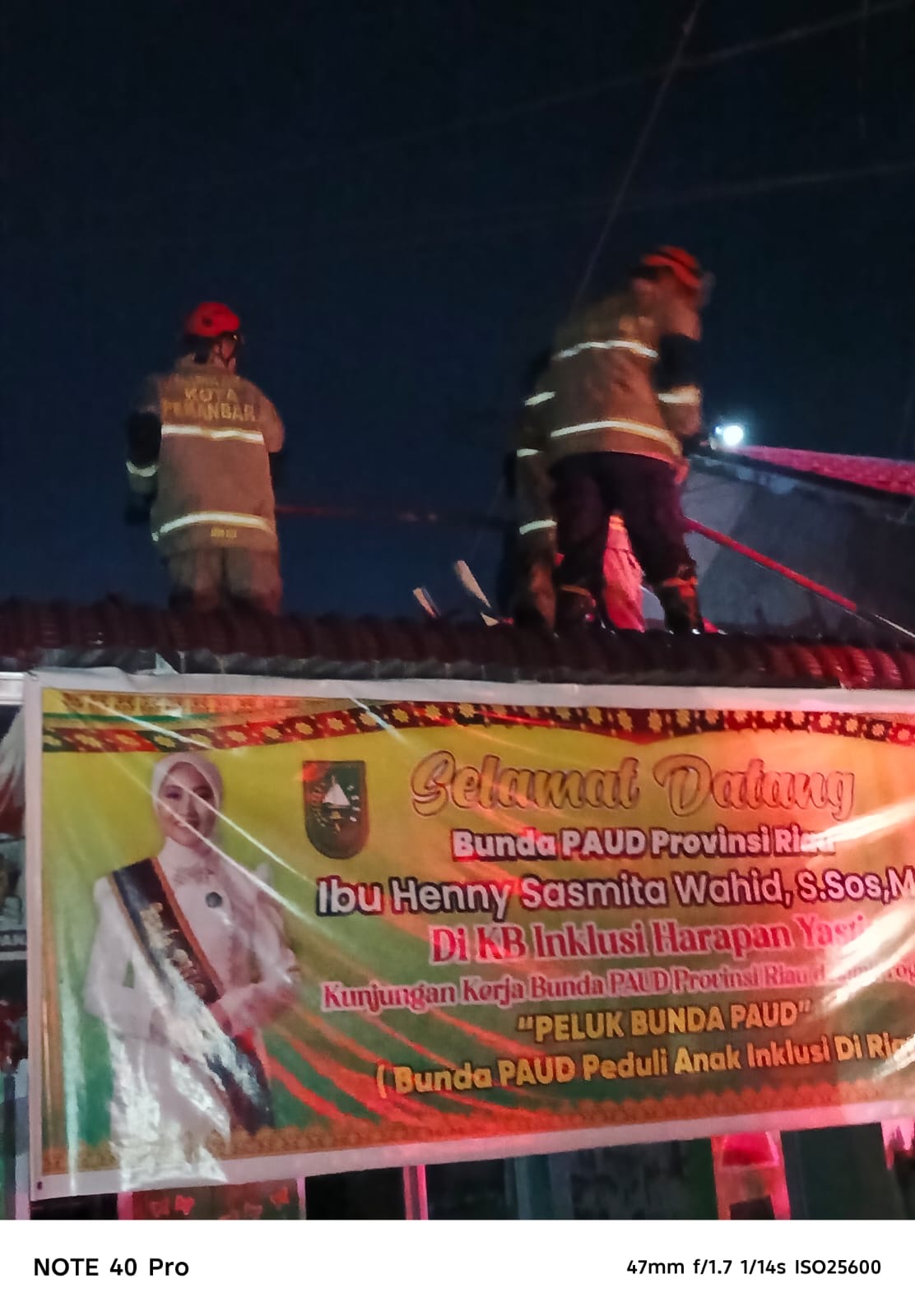 Bangunan Sekolah Kelompok Belajar di Tuah Madani Terbakar