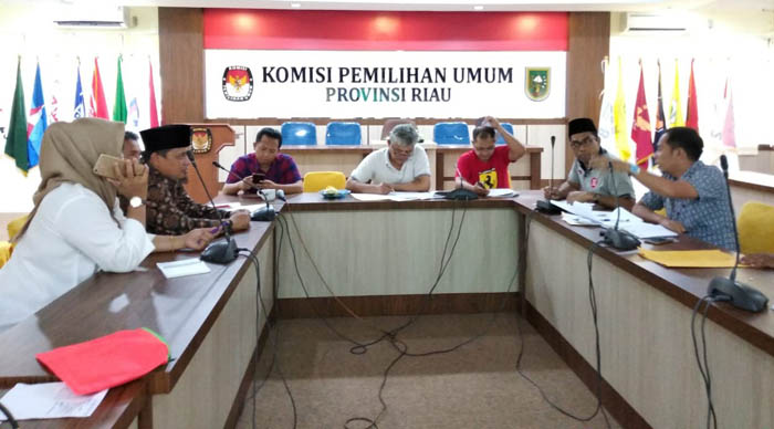 KPU Riau Berikan Layanan Konsultasi Penuh kepada KPU Kabupaten/Kota