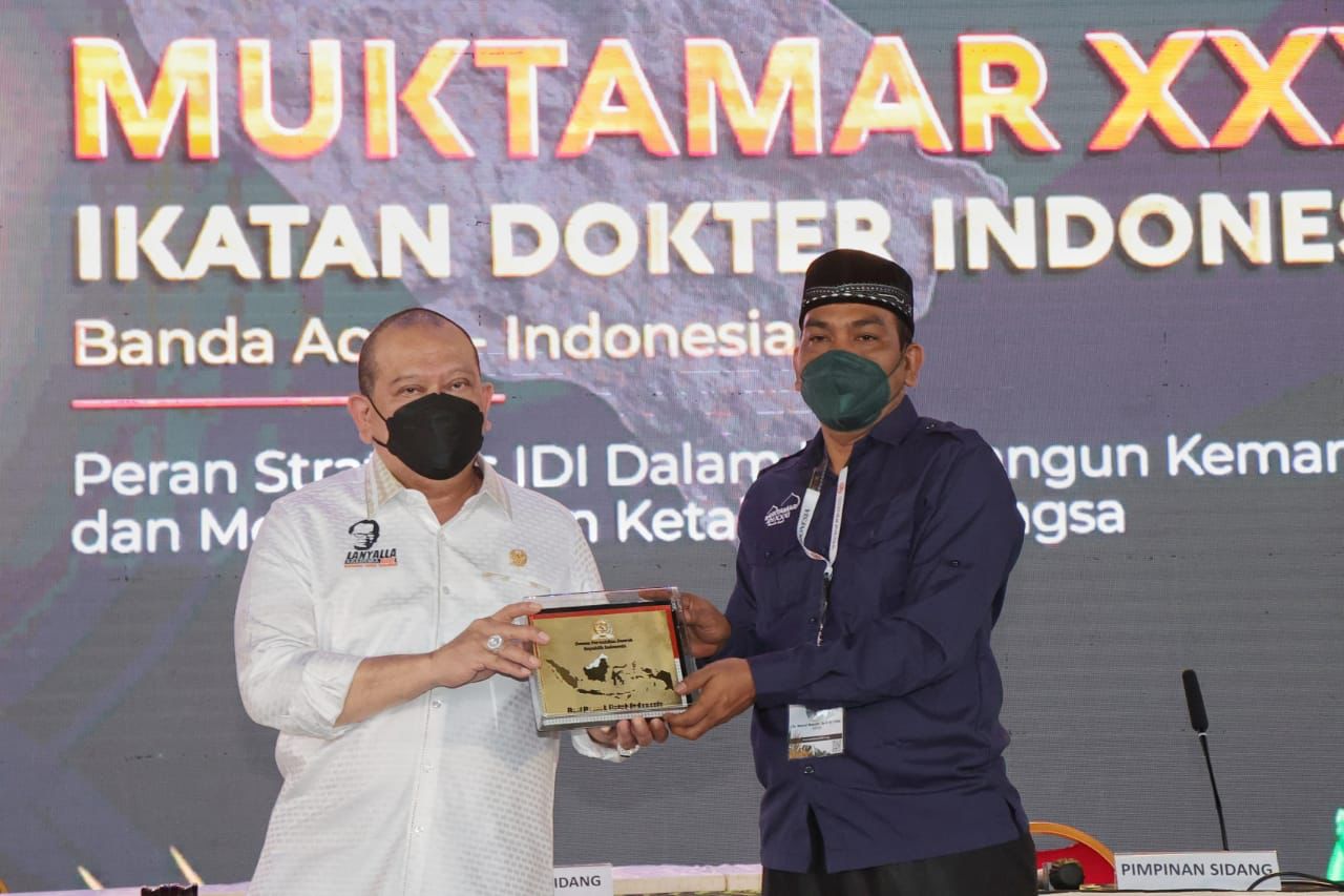 Berbicara dalam Muktamar IDI, LaNyalla Kagumi Perjuangan Para Dokter