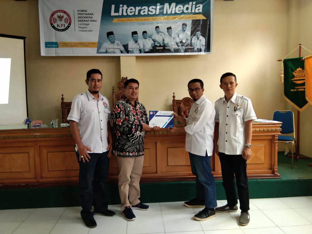 KPID Riau Gandeng LPPM Unisi Tembilahan Taja Literasi Media