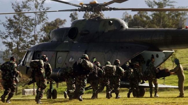 Baku Tembak dengan KKB di Papua, Dua Anggota TNI Tewas 