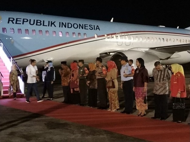 Presiden Jokowi Tiba di Pekanbaru
