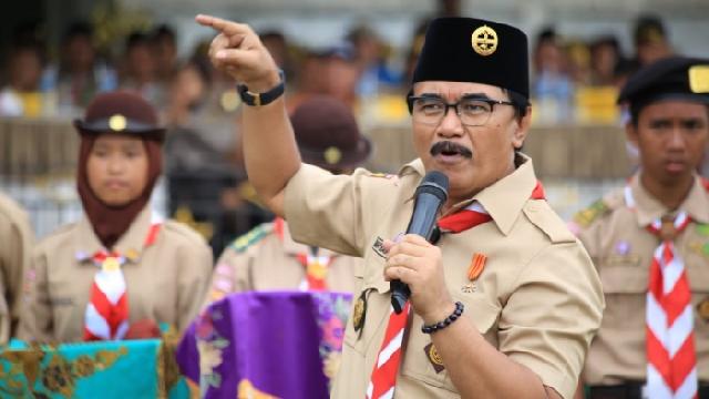 Ketua Kwarnas Gerakan Pramuka Dukung Polri Berantas Miras