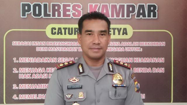 Kapolres Kampar Terima PWI Riau Award