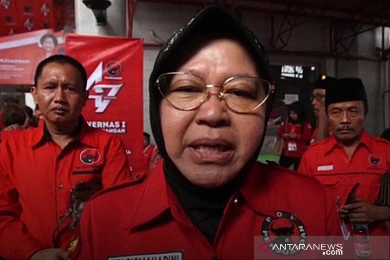 Dipuji Megawati di Rakernas PDIP, Risma: Tujuan Saya Bukan Mendapatkan Penghargaan