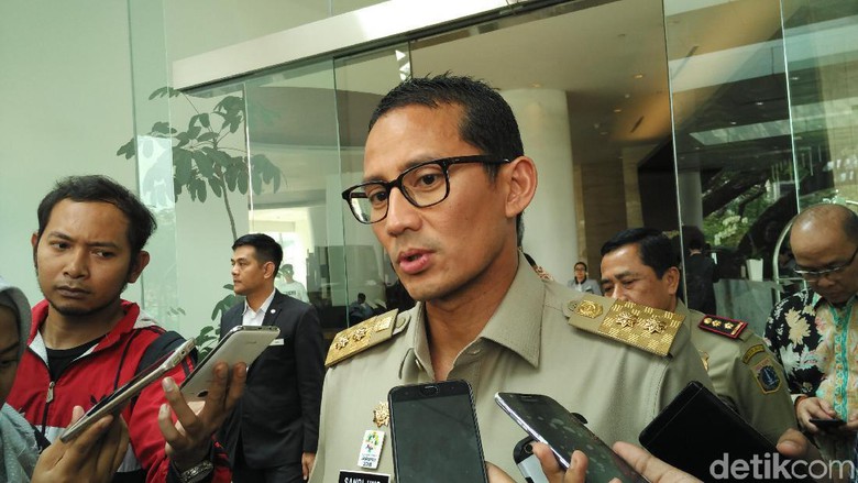 Sandiaga Elus Dada Ditanya Soal Mahar Rp500 M