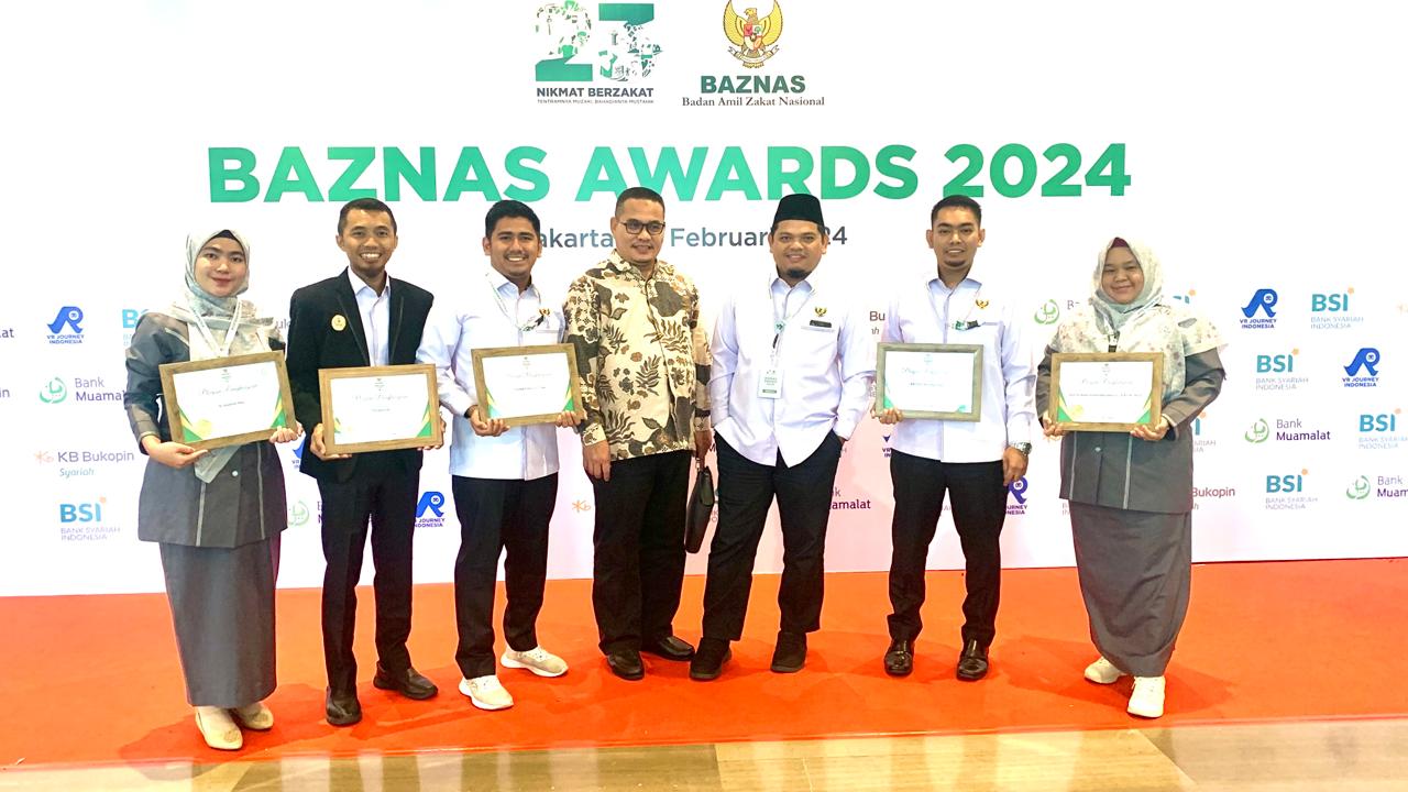 Baznas Riau Terima Award dari Baznas RI
