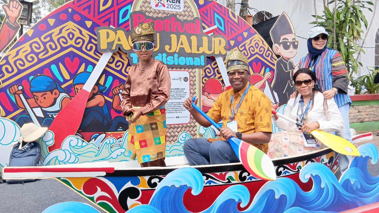 Dubes Mozambik Kagum Akan Budaya Pacu Jalur