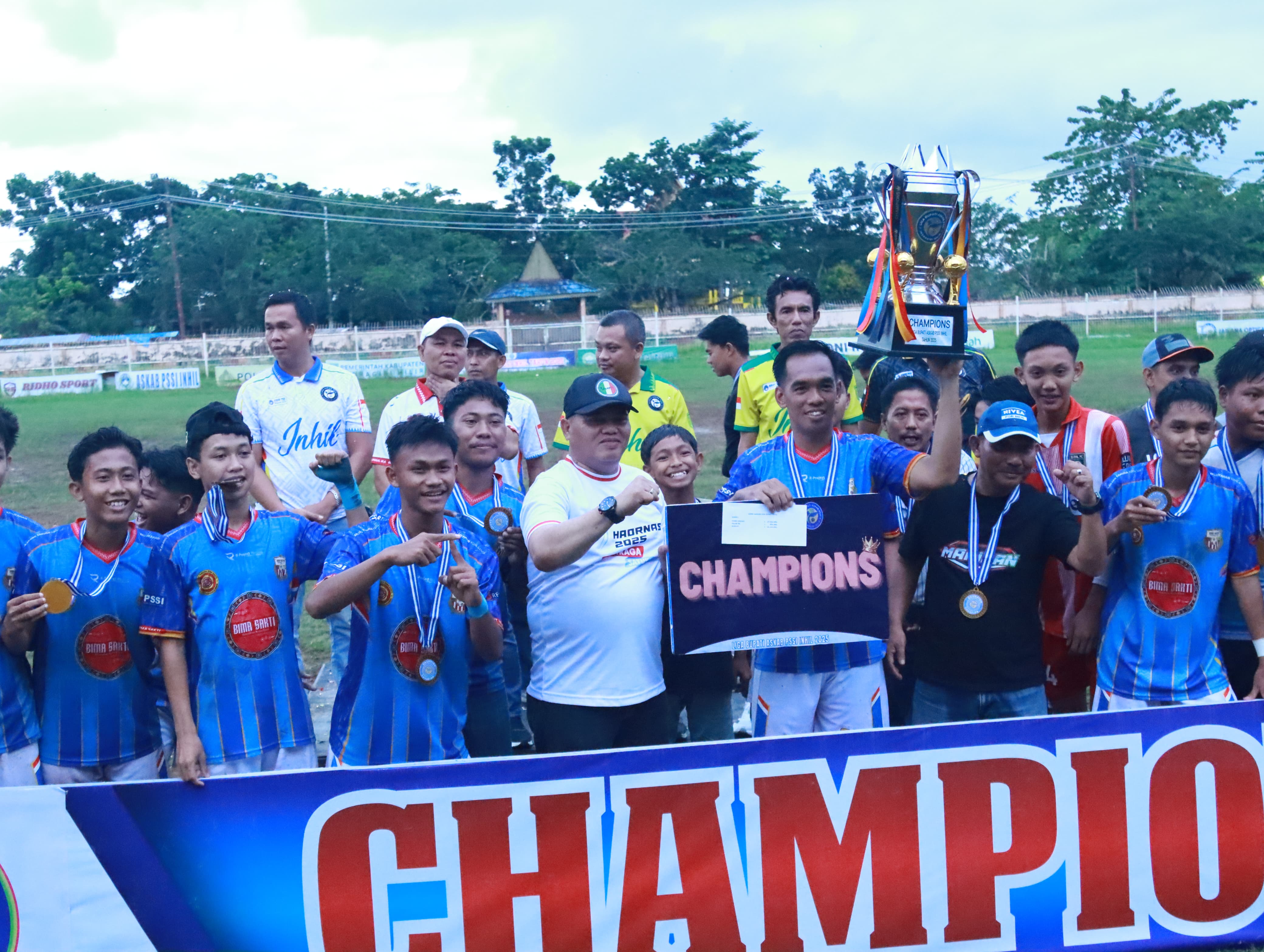 Liga Bupati Askab PSSI Inhil 2025 Ditutup
