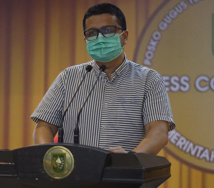 Bertambah 4 Lagi, Hari Ini Total Kasus Positif Corona di Riau Capai 99 Orang