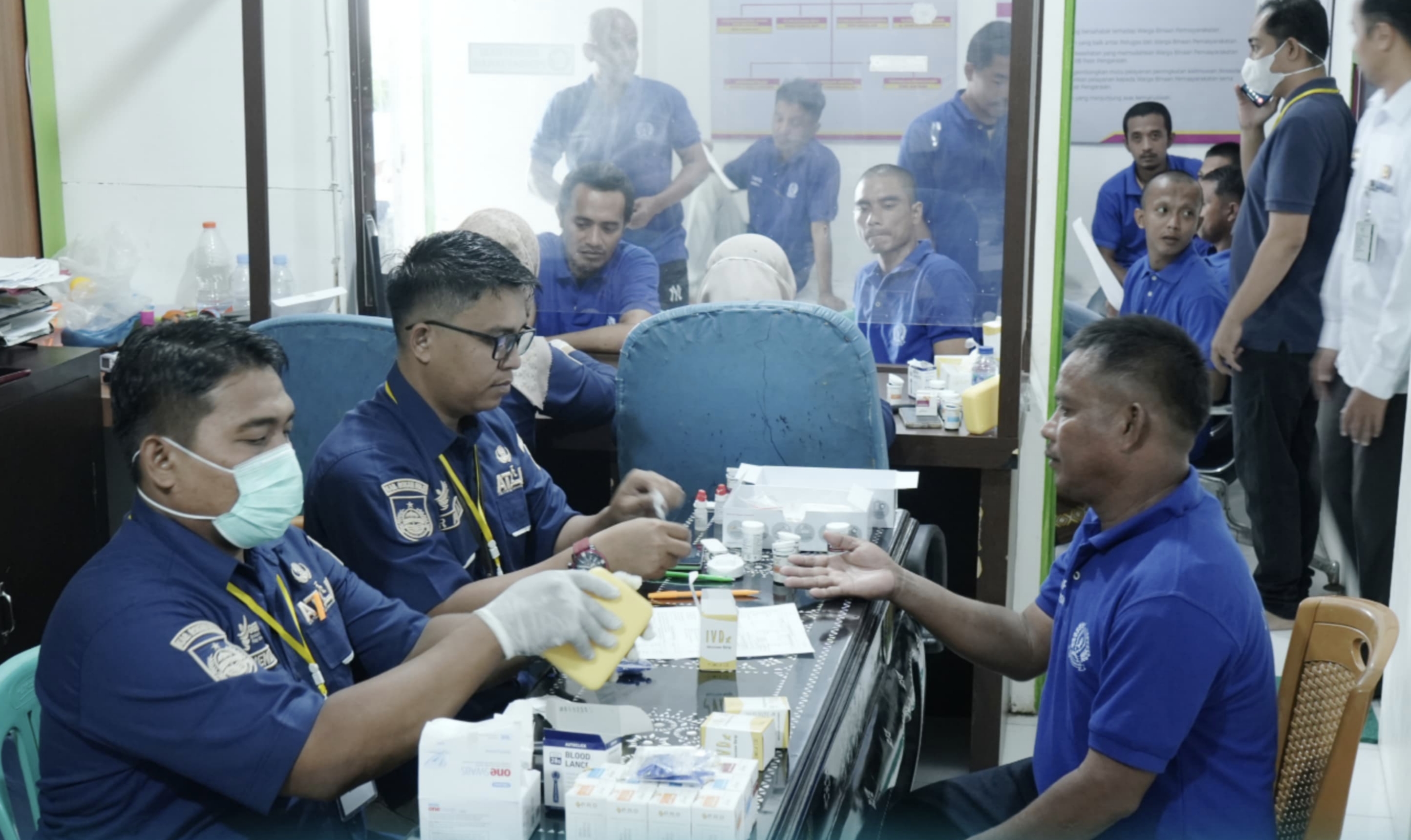 Sampena HKN ke-61, Pemkab Rohul Cek Kesehatan Warga Binaan