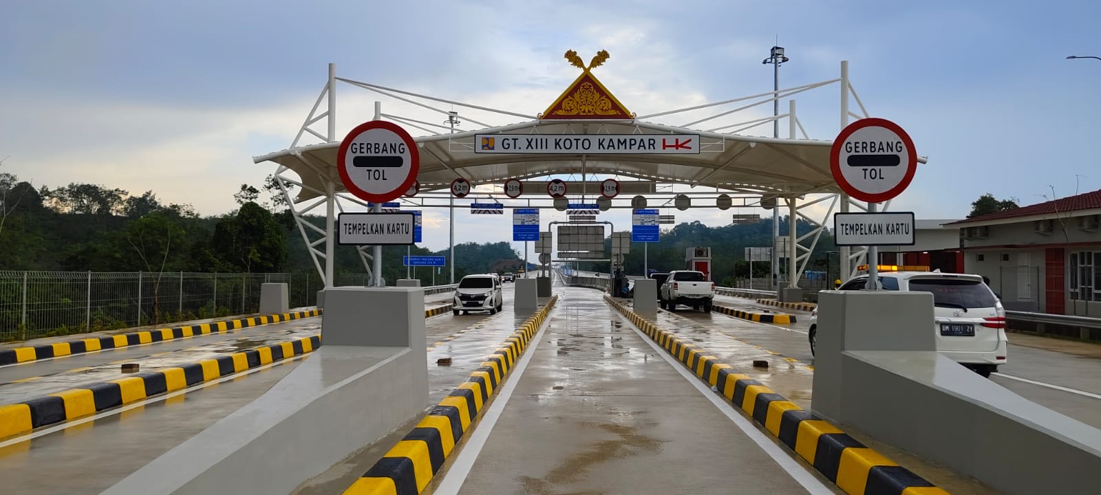 Tol Bangkinang-XIII Koto Kampar Dibuka Gratis Mulai Hari Ini, 