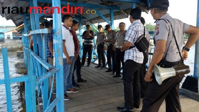 Polres Meranti Antisipasi Tahanan Kabur Masuk dari Pelabuhan Tanjung Harapan
