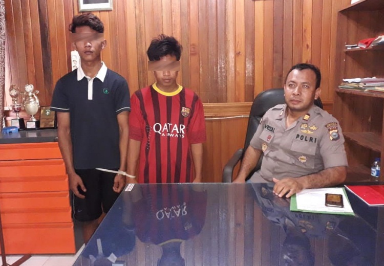 Dua Remaja Sindikat Curanmor di Kuansing Ditangkap Polsek Kuantan Mudik