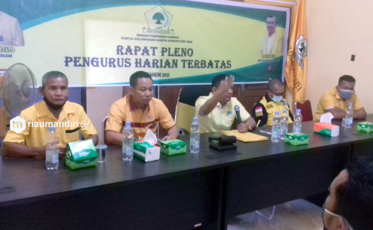 Pleno Golkar Siak Diterobos Sekelompok Orang, Pengurus Klaim Tidak Kenal