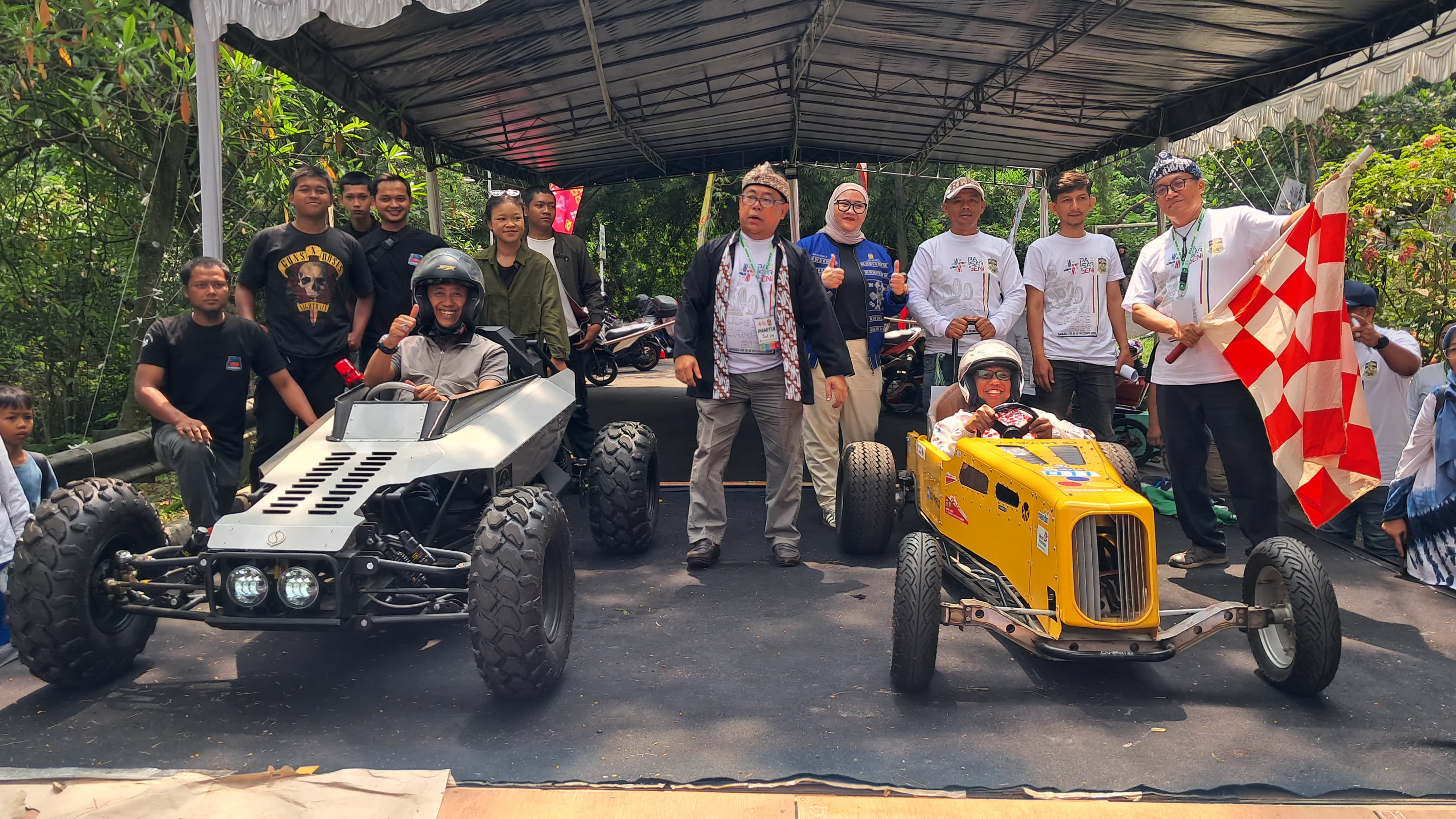 Senator Agita Buka Lomba Kereta Peti Sabun DAMAS XII 2025 di Pasar Seni ITB