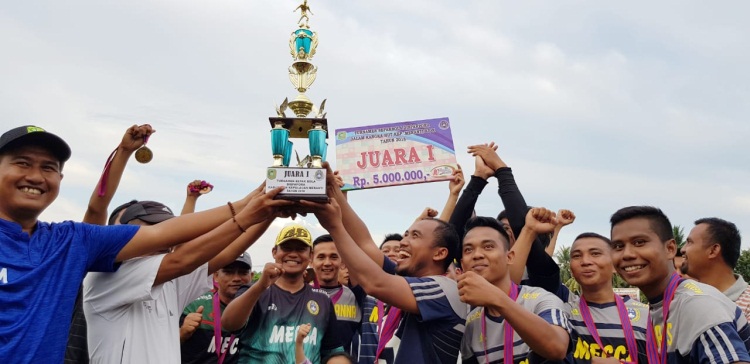 Sekda A Kalahkan Sekwan 1-0 di Final Piala Antar Intansi Pemda Meranti