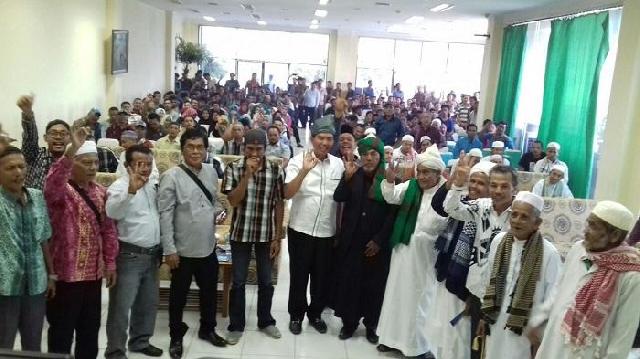 Rohul Tetap Solid, Ulama Suluk Doakan dan Optimistis Firdaus-Rusli Unggul pada 27 Juni 2018