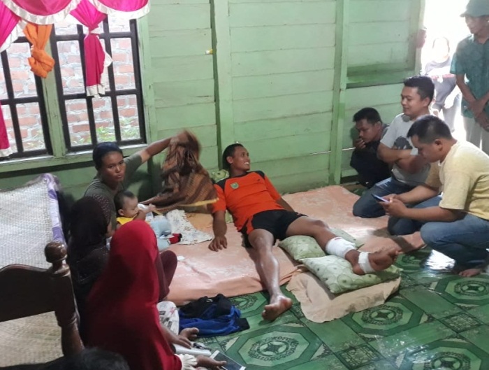 Selama 2018 Terjadi Dua Kali Penyerangan Buaya di Batang Gansal Inhu